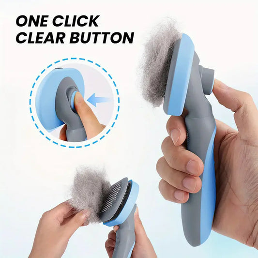 Cat and Dog One-click Hair Removal Brush